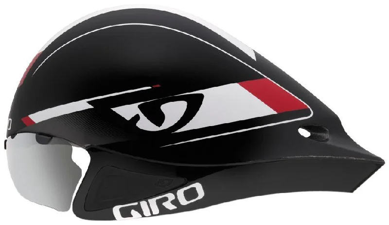 bicycle seat covers for comfort-Giro Selector Time Trial Helmet - Red-Black