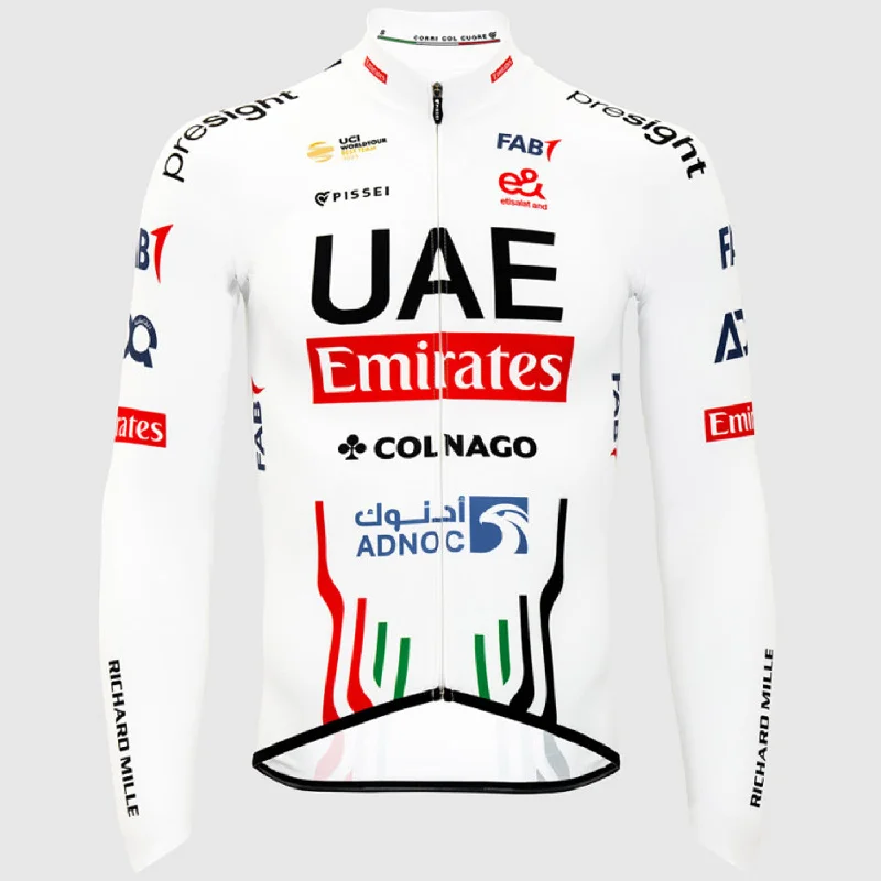 bike brake pads for smoother stopping-Maglia maniche lunghe Team UAE 2024 Primapelle