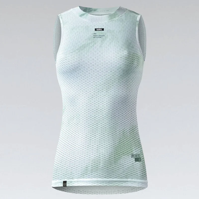 bike reflectors for increased safety-Maglia intima senza maniche donna Gobik Second Skin - Verde