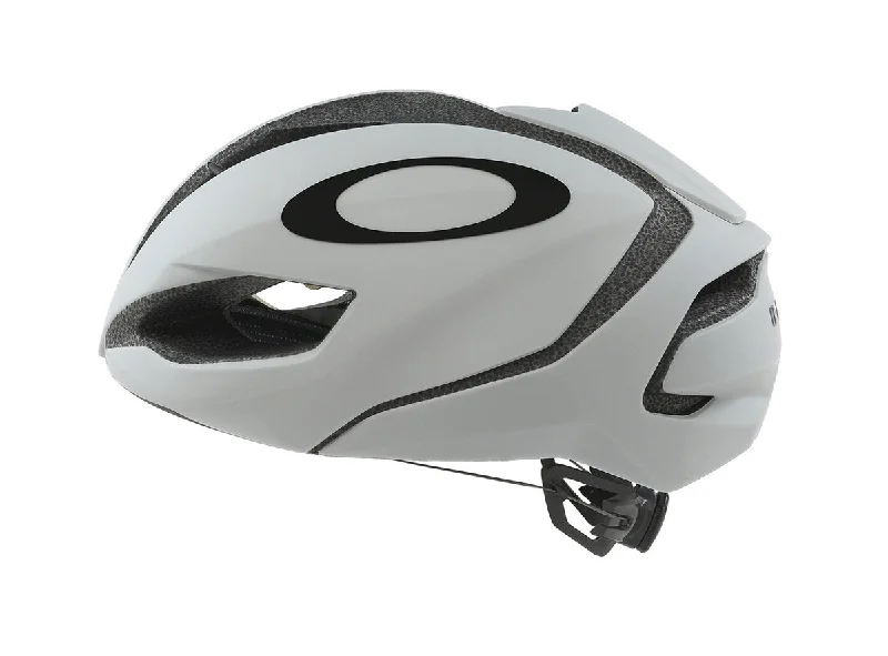 road bike pedals for comfort-Oakley ARO5 Road Helmet - Fog Gray