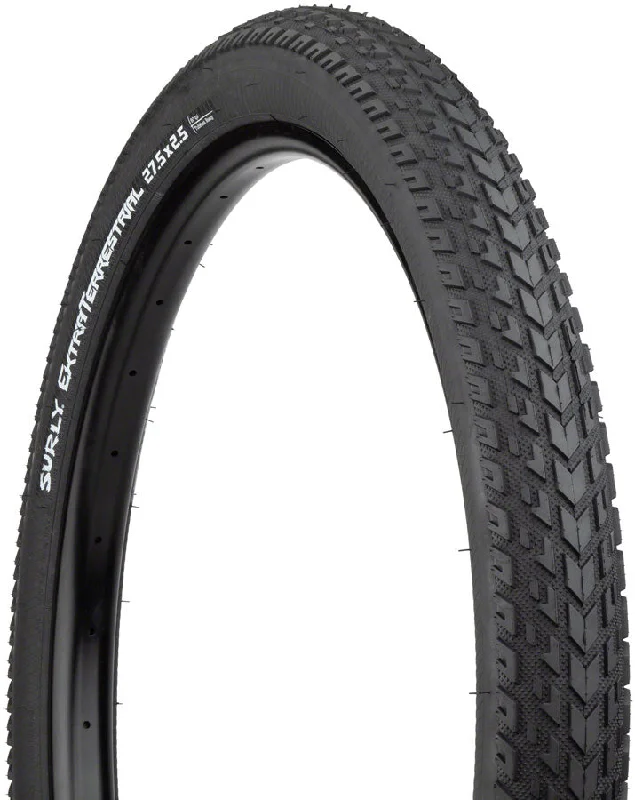 bike baskets for extra storage-Surly ExtraTerrestrial Tire - 27.5 x 2.5 Tubeless Folding Black 60tpi