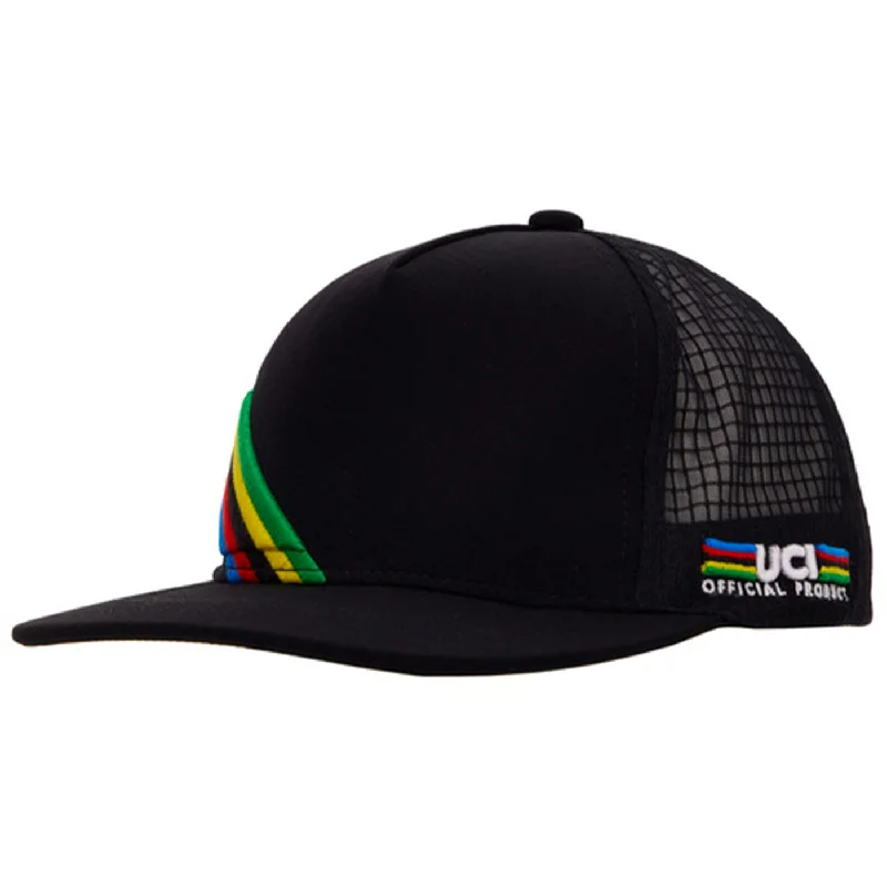 cycling water packs for hydration-Cappellino UCI Trucker 24 - Nero