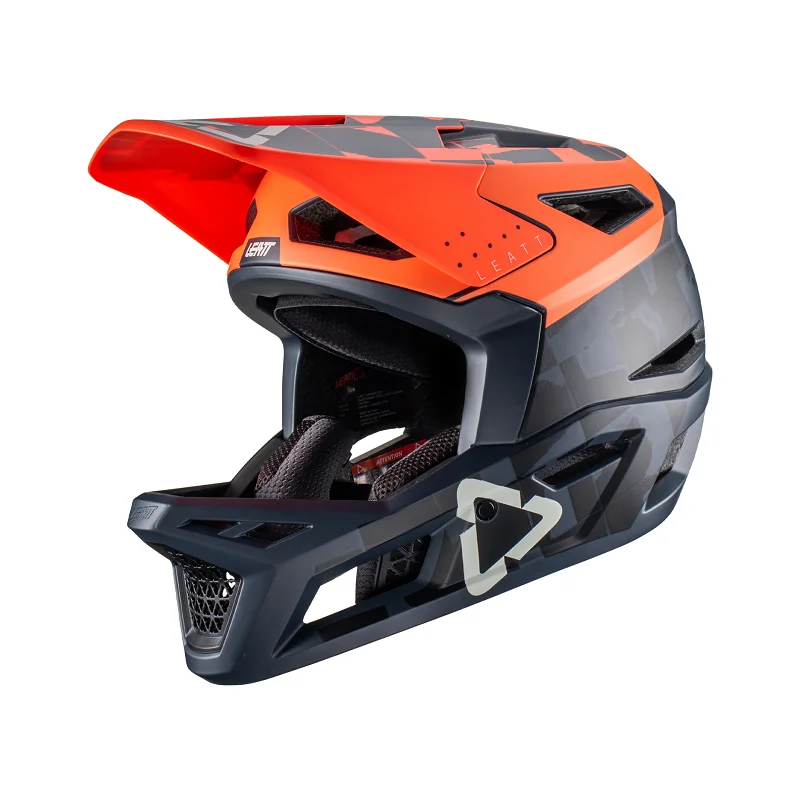 mountain bike tools for daily repairs-Leatt MTB 4.0 Full Face Helmet - Coral - 2022