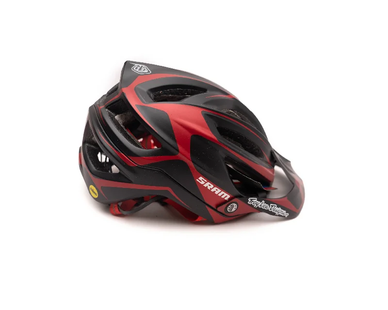 bike accessories for performance-Troy Lee A2 MIPS Decoy Helmet Sram Blk/Red S (New Other)