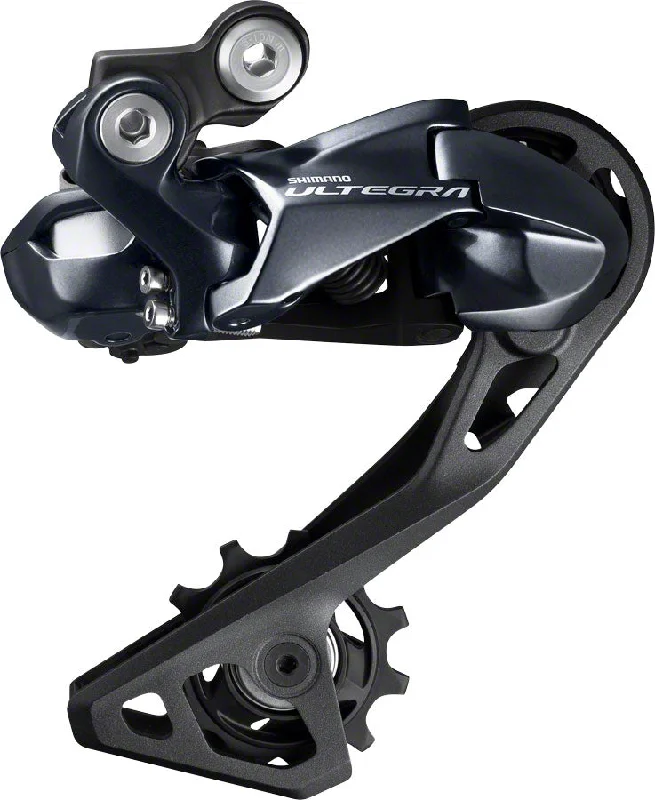 bike maintenance accessories for smooth riding-Shimano Ultegra RD-R8050-GS Di2 Rear Derailleur - 11-Speed Medium Cage Black