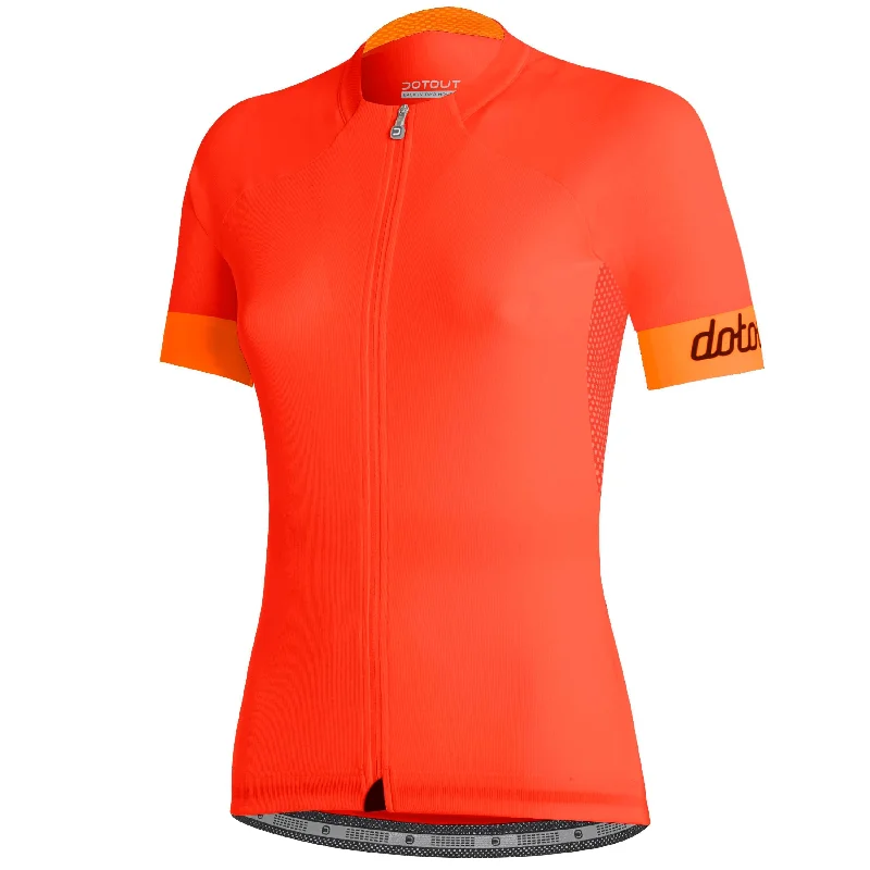 mountain bike water carriers for hydration-Maglia donna Dotout Tour - Arancio