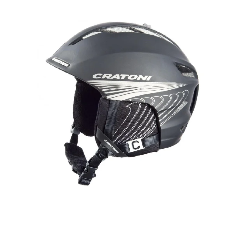 cycling helmets for off-road biking-Cratoni C-Instinct Lightweight Snow Sports - Ski Helmet: Black-Silver Matte - L-XL (59-62cm) – EX DISPLAY