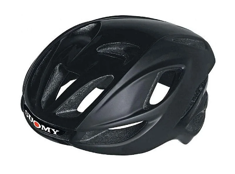 mountain bike tools for advanced repairs-Suomy Glider Road Helmet - Matt Black-Black