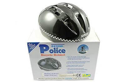 road bike wheels for performance-'POLICE'BIKE HELMET 58-62cm LARGE CYCLING HELMET REDUCED PRICE BARGAIN LTD STOCK