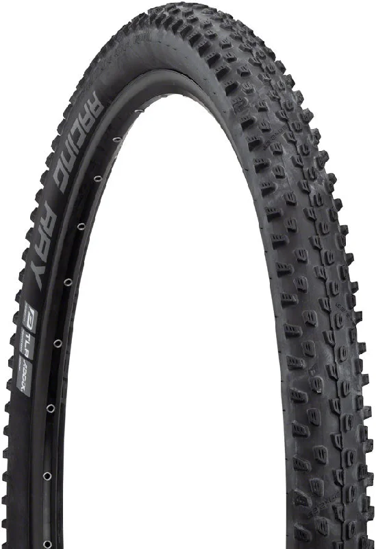 bike chains for mountain biking-Schwalbe Racing Ray Tire - 29 x 2.25 Tubeless Folding BLK Performance Line TwinSkin Addix