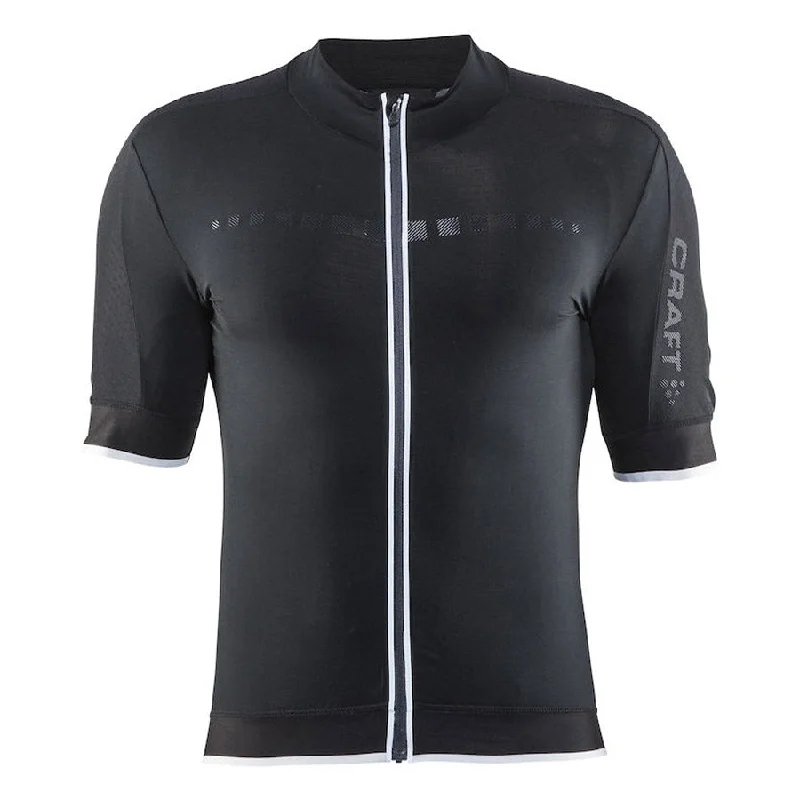 bike clothing for all-weather riding-Maglia Craft Aerotech - Nero Bianco