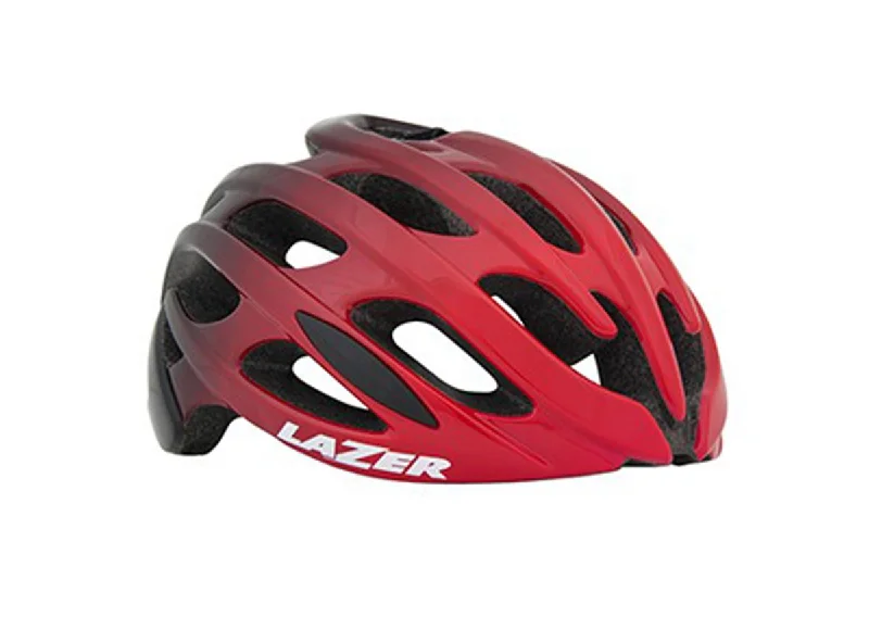 bicycle water bottles for hydration-Lazer Blade Road Helmet - Red