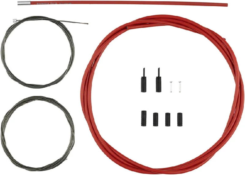 bike tools for easy repairs-Shimano 105 R7000 OPTISLICK Shift Cable Set - Red