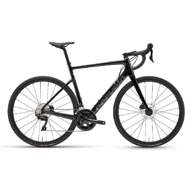 mountain bike frames for rugged use-Cervélo Caledonia Shimano 105 Di2, 2023 (Metallic Black) - 48cm, 54cm, 56cm, 61cm