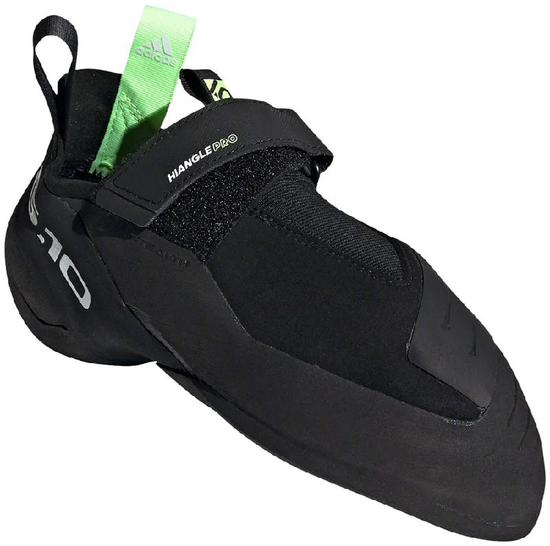 mountain bike hydration systems for long rides-Five Ten Hiangle Pro Climbing Shoe - Men's, Core Black/FTWR White/Signal Green