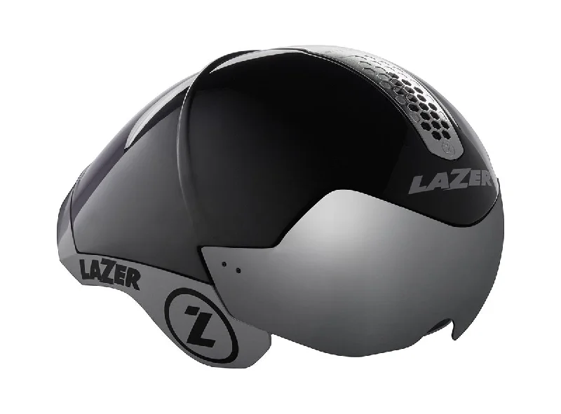 bike computers for tracking metrics-Lazer Wasp Air Tri Helmet - Black-Silver - 2020