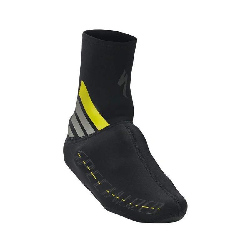 bicycle gloves for extra grip-Copriscarpe Specialized Deflect Comp - Giallo