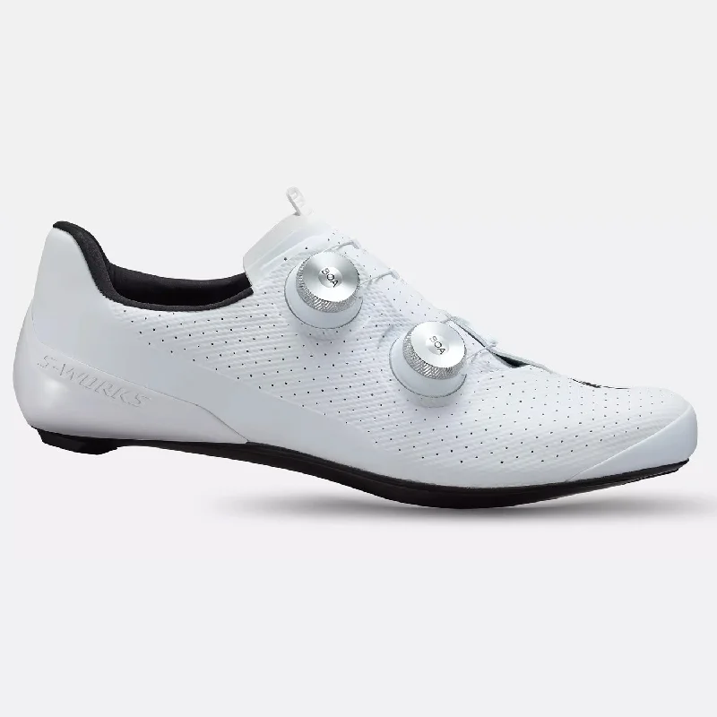 bike clothing for all-weather riding-Scarpe Specialized S-Works Torch - Bianco