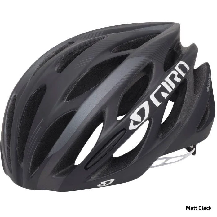 bike maintenance accessories for smooth riding-Giro Saros Road Helmet - Matt Black