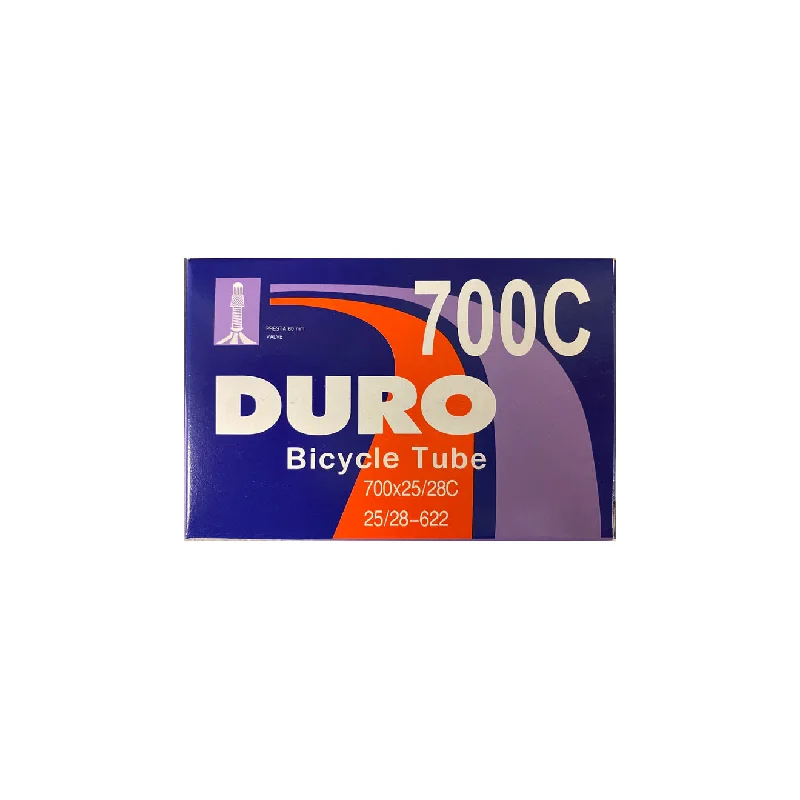 bicycle repair kits for trail riding-Duro 700c x 25-28 tube