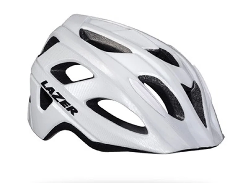 bike trailers for family use-Lazer Beam Multi-Use Helmet - White