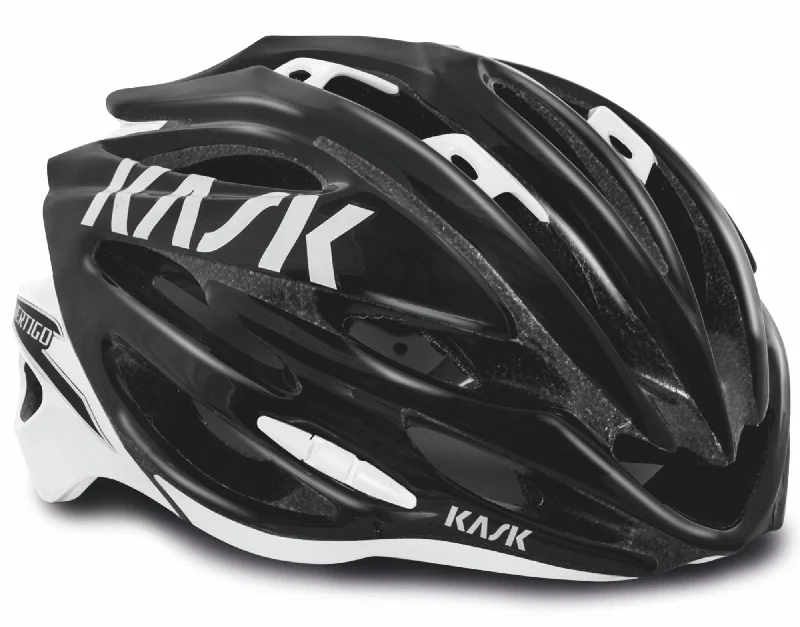 bike gear kits for new riders-Kask Vertigo 2.0 Road Helmet - Black-White