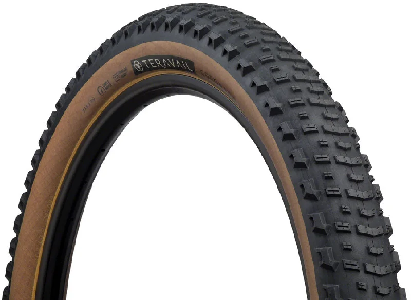 road bike suspension systems for smooth rides-Teravail Coronado Tire - 27.5 x 3 Tubeless Folding Tan Light and Supple