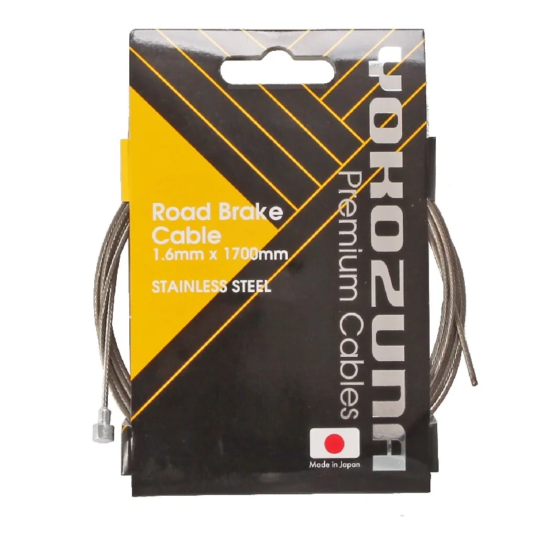 road bike suspension systems for smooth rides-Yokozuna Brake Cable Shimano Road-1.6mm Stainless - Each