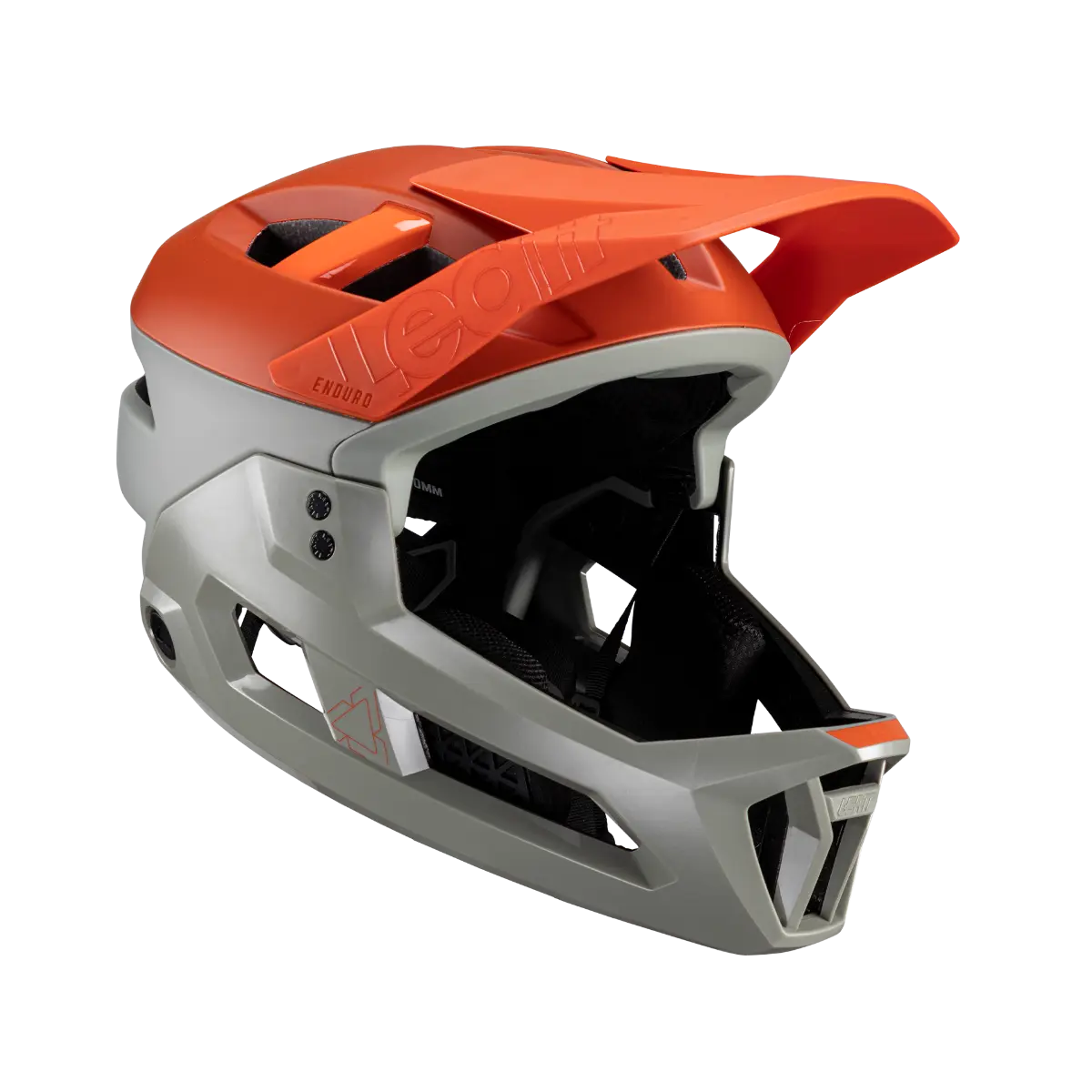 mountain bike riding gear for protection-Leatt MTB Enduro 3.0 Full Face Helmet - Glow - 2024