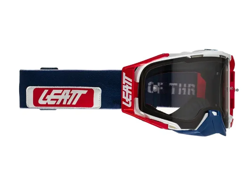 road bike tubes for fast fixes-Leatt Velocity 6.5 MTB Goggle - Chilli-Blue - 2021