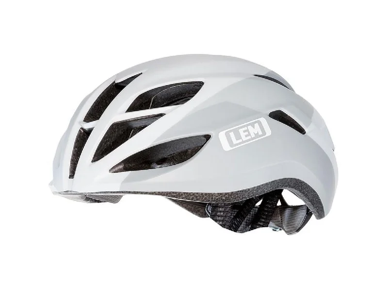 bike water holders for easy access-LEM Volata Road Bike Helmet - White