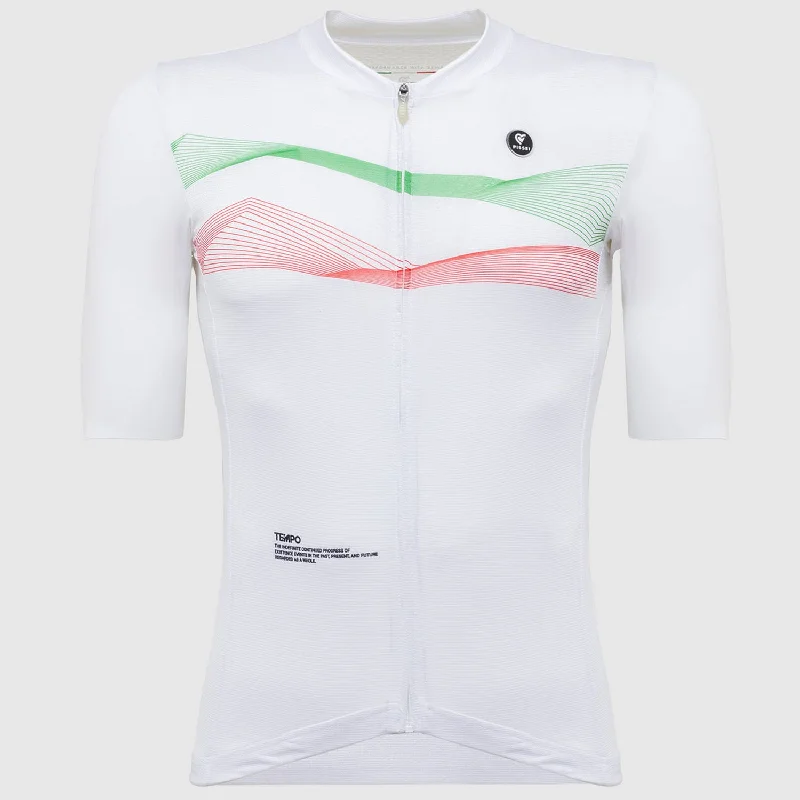 cycling sunglasses for UV protection-Maglia Pissei Tempo - Bianco Italia