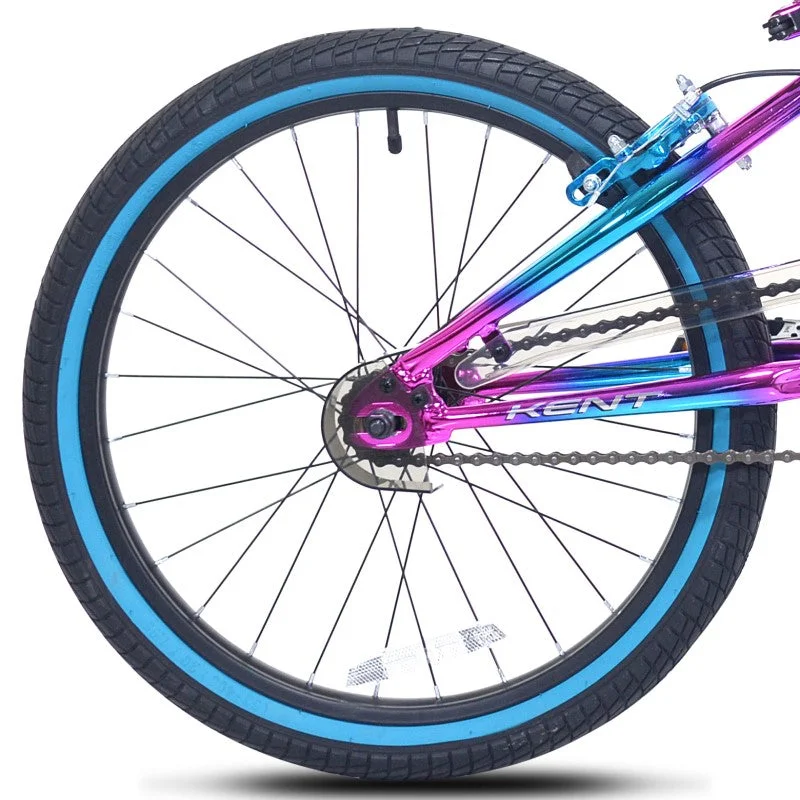 mountain bike grips for comfort-20" Kent Illusion Purple Blue, Replacement Rear Wheel