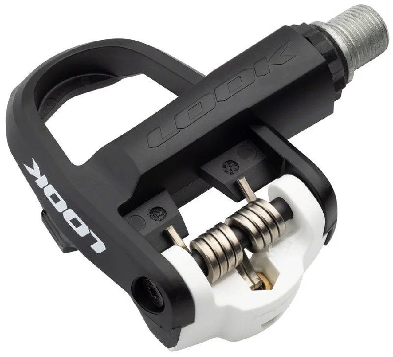 bike tire changers for quick repairs-Look Classic 3 Platform Pedal Composite Body Cr-Mo Axle 9/16'' Wht