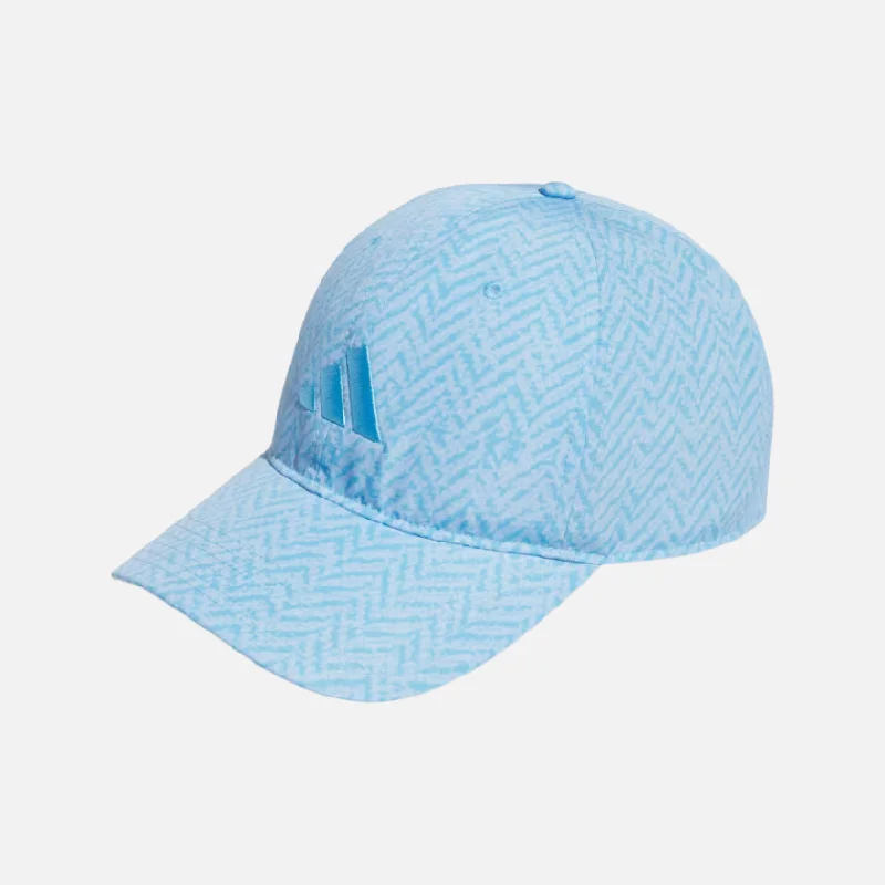 bicycle trailer systems for cargo-Adidas Performance Printed Women's Golf Hat -Semi Blue Burst S24