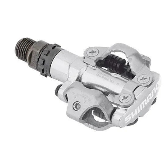 bike tools for advanced riders-Pedali Shimano SPD M520 - Silver