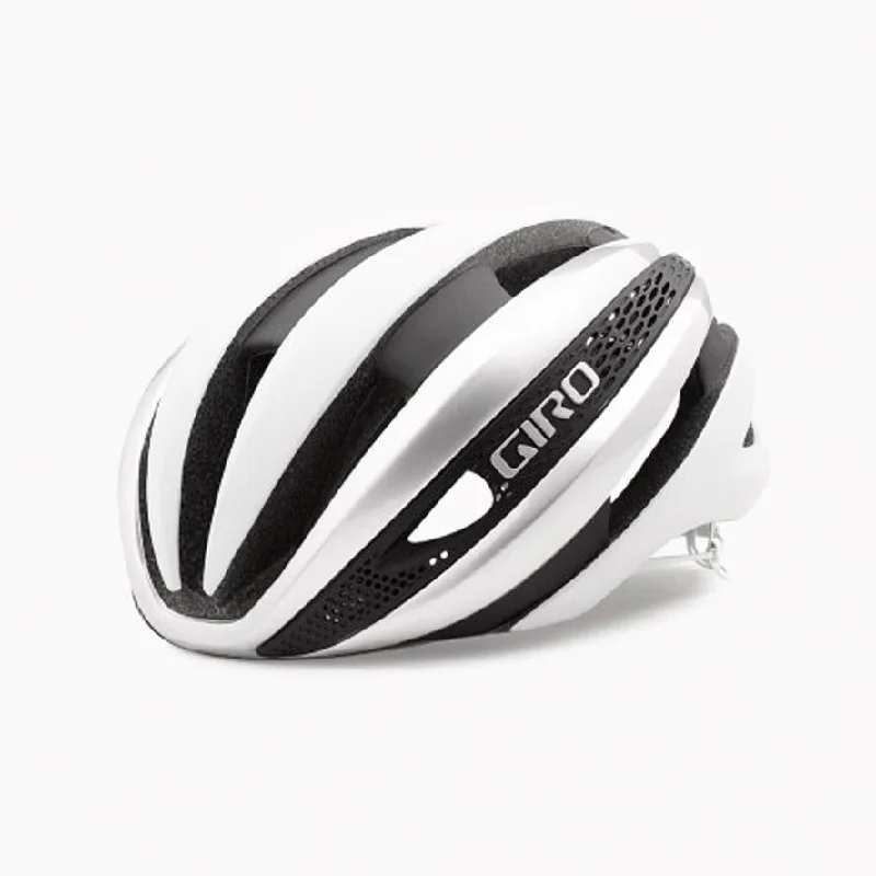 bike tire changers for quick repairs-Giro Synthe MIPS Road Helmet - Matt White-Silver