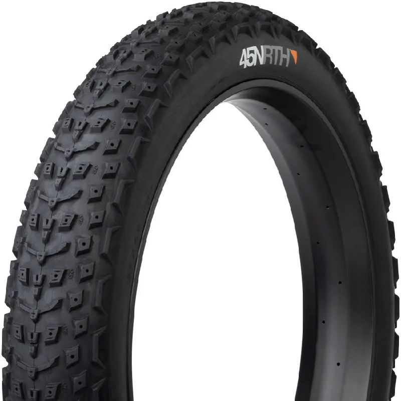 cycling arm warmers for added warmth-45NRTH Dillinger 5 Tire - 26 x 4.6 Tubeless Folding BLK 120 TPI Custom Studdable